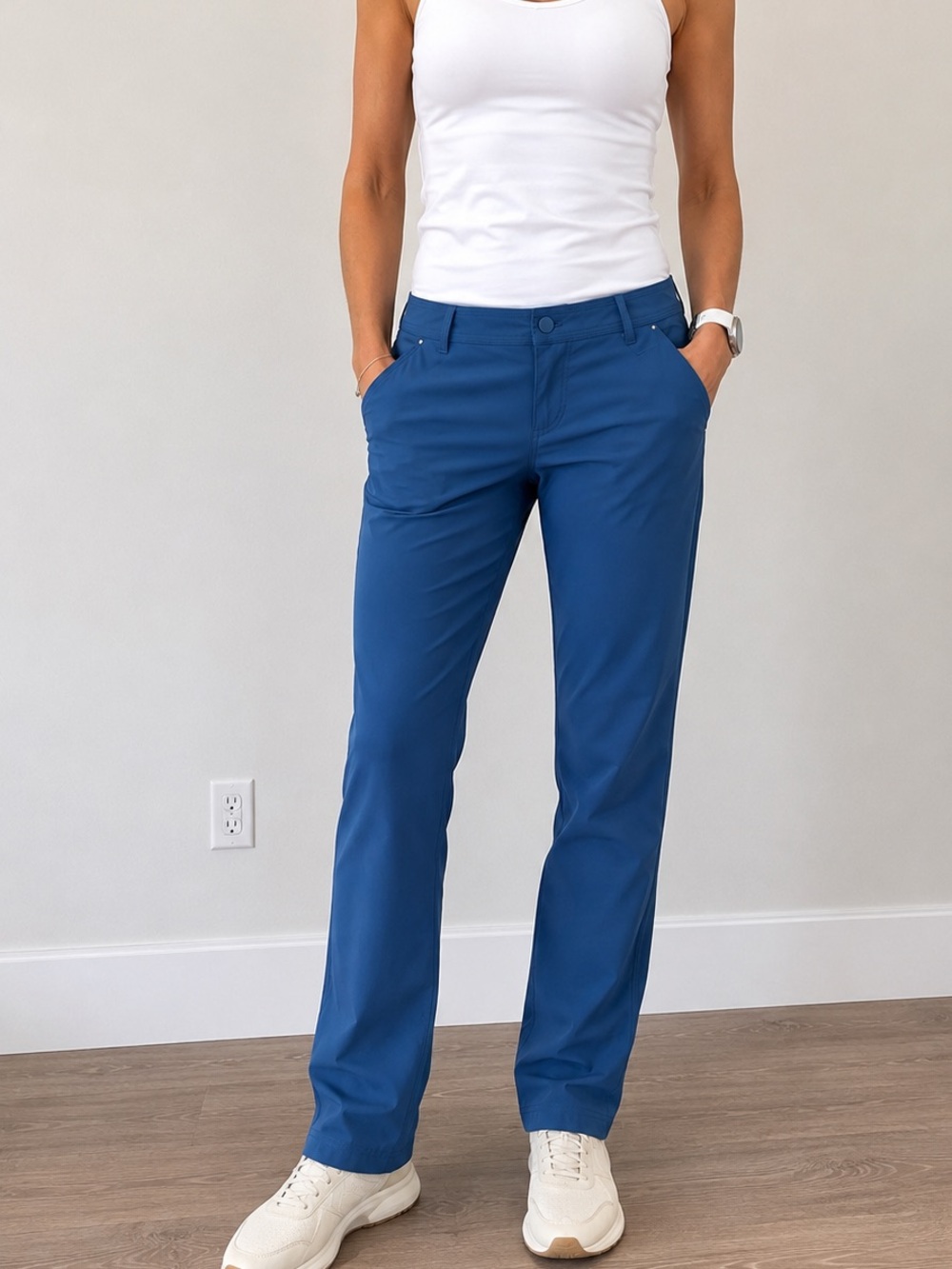 lululemon athletica Slate Blue High-Rise Straight Pants